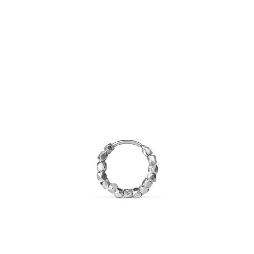 Bead Twist ørering i mat sølv fra Jane Kønig